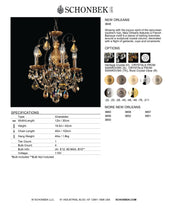 Load image into Gallery viewer, Chandelier - New Orleans Collection by Schonbek
