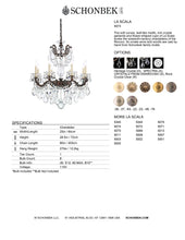 Load image into Gallery viewer, Chandelier - La Scala Collection by Schonbek
