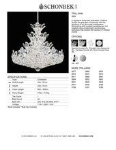 Load image into Gallery viewer, Chandelier - Trilliane Collection by Schonbek
