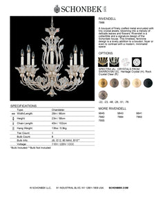 Chandelier - Rivendell Collection by Schonbek