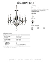 Load image into Gallery viewer, Chandelier - Jasmine Collection by Schonbek
