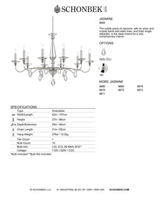 Chandelier - Jasmine Collection by Schonbek