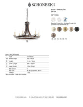 Load image into Gallery viewer, Chandelier - Early American Collection by Schonbek
