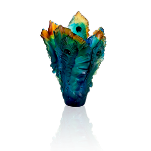 Large Fleur de Paon Vase
