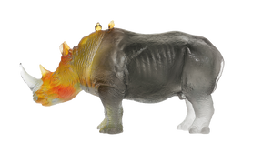 Rhinoceros in Amber & Grey by Jean-FranÃ§ois Leroy 1000 ex