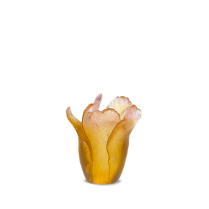 Mini Tulip Vase in Amber