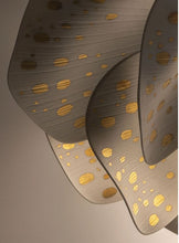 Load image into Gallery viewer, Nightbloom Hanging Lamp White &amp; Gold.  (US)

