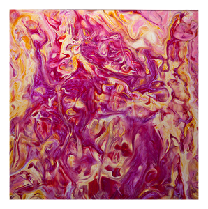 Seasons Decorative Panel in Amber, Red, & Yellow