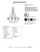 Load image into Gallery viewer, Pendant - Crystal Empire Collection by Schonbek
