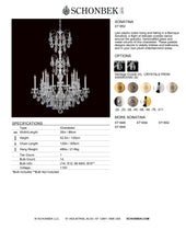 Load image into Gallery viewer, Chandelier - Sonatina Collection by Schonbek

