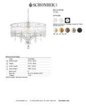 Load image into Gallery viewer, Chandelier - Bella Rose Collection by Schonbek
