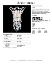 Load image into Gallery viewer, Wall Sconce - Trilliane Strands Collection by Schonbek
