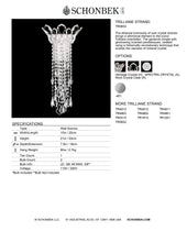 Load image into Gallery viewer, Wall Sconce - Trilliane Strands Collection by Schonbek
