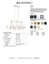 Load image into Gallery viewer, Chandelier - Vesca Collection by Schonbek
