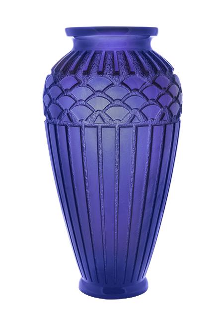 Large Rhythms Vase in Blue
