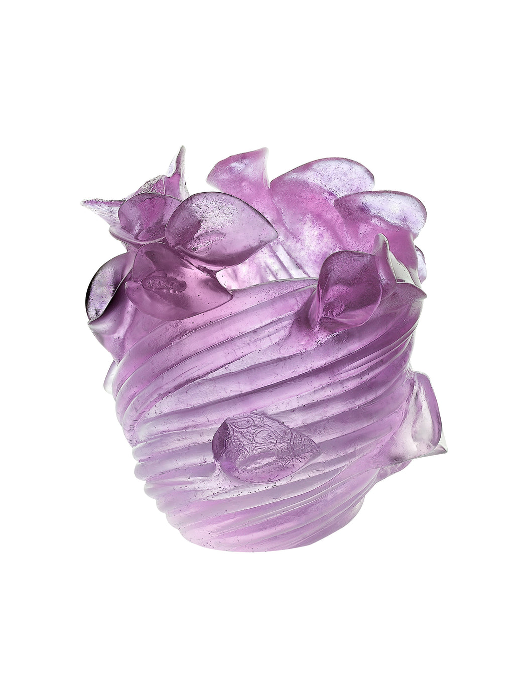Arum Small Crystal Vase in Ultraviolet
