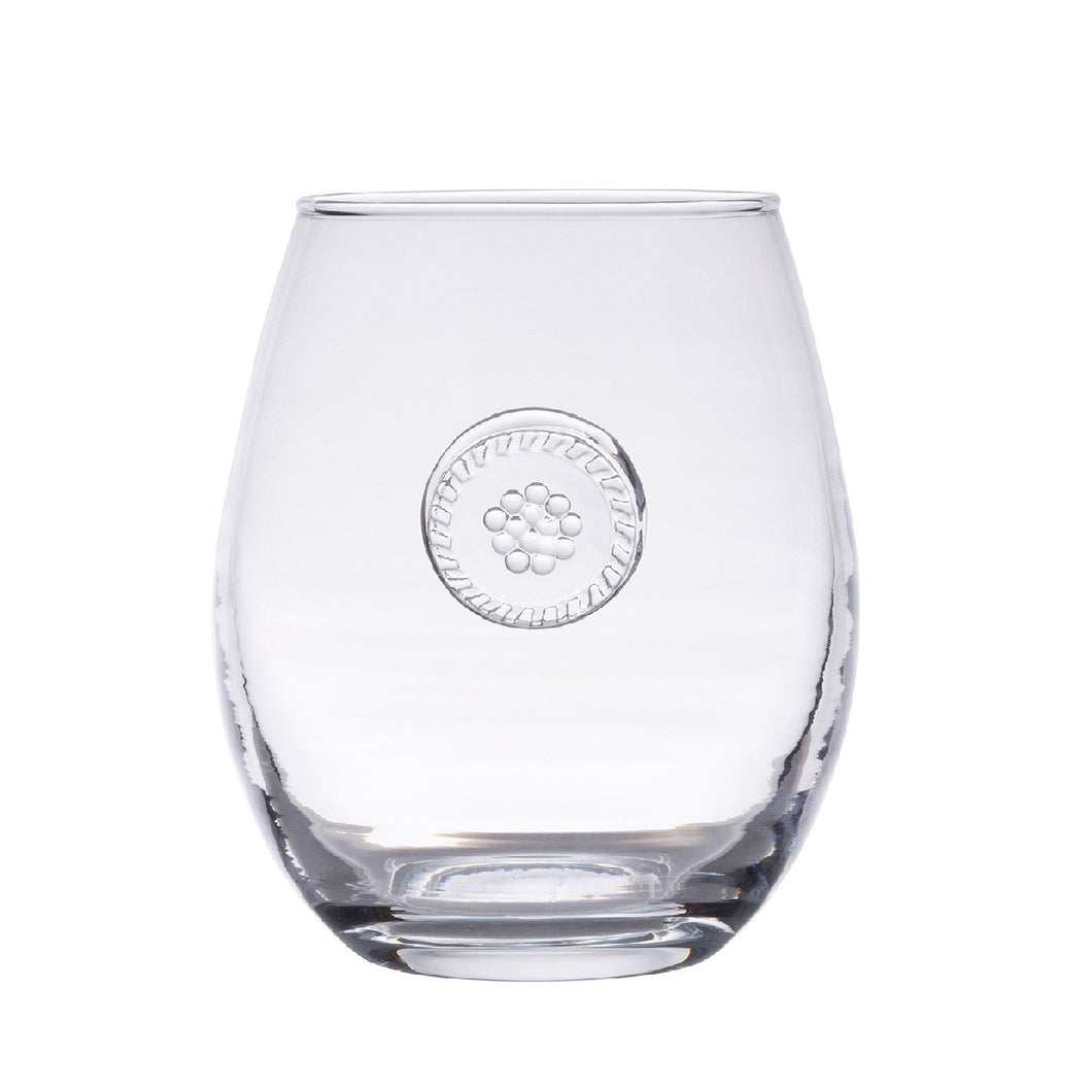 Berry & Thread Glassware Stemless White Wine - By Juliska
