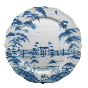 Country Estate Delft Blue Platter/Charger Plate Main House - By Juliska