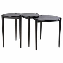 Load image into Gallery viewer, CLIVE BUNCHING SIDE TABLES, SET OF 3
