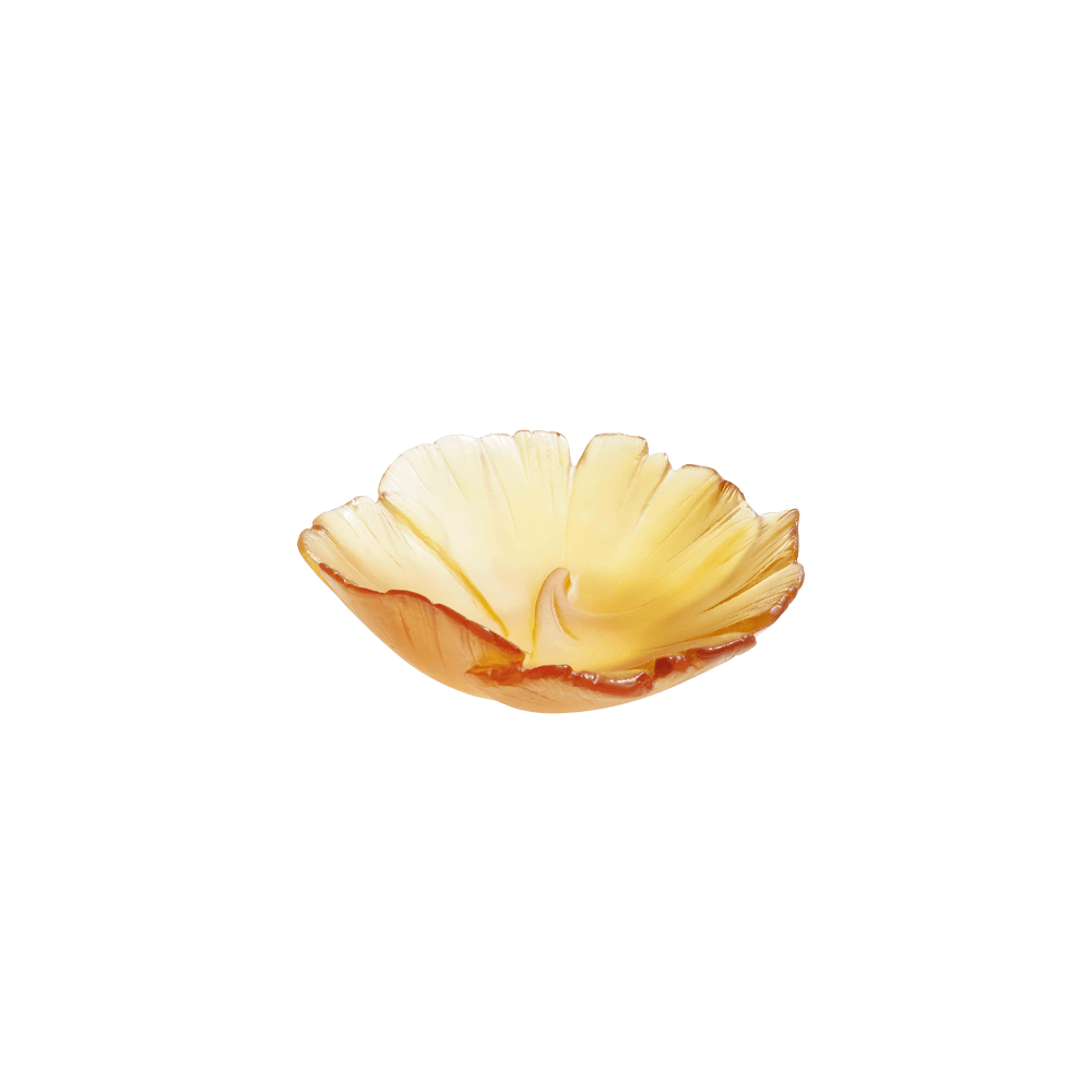 Small Ginkgo Bowl in Amber