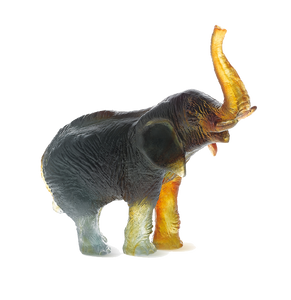 Elephant in Amber & Green by Jean-FranÃ§ois Leroy