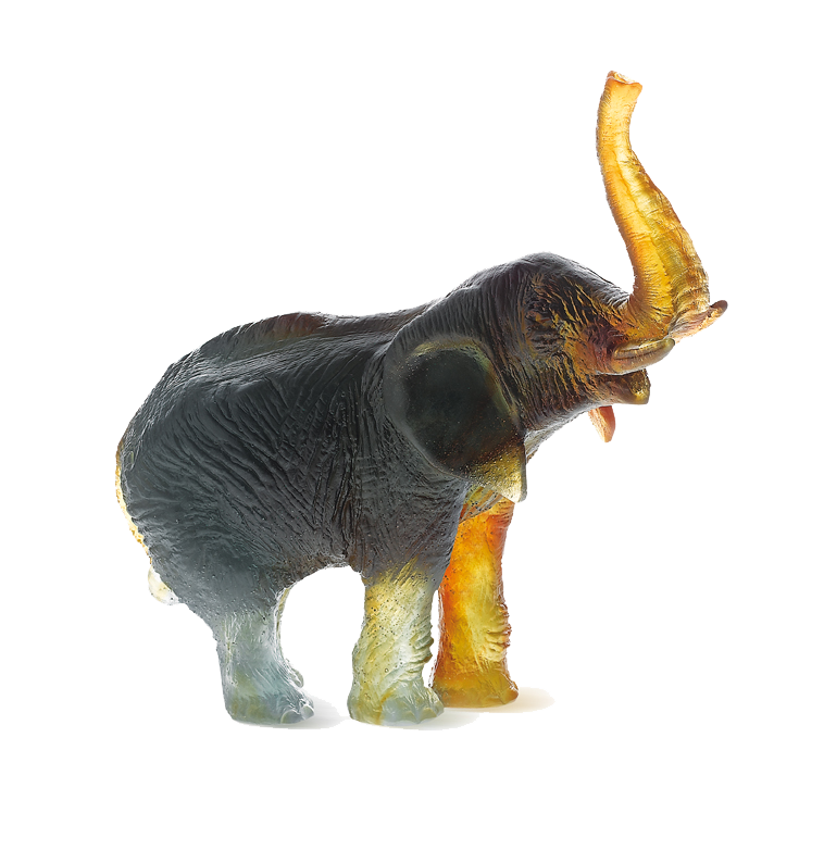 Elephant in Amber & Green by Jean-FranÃ§ois Leroy