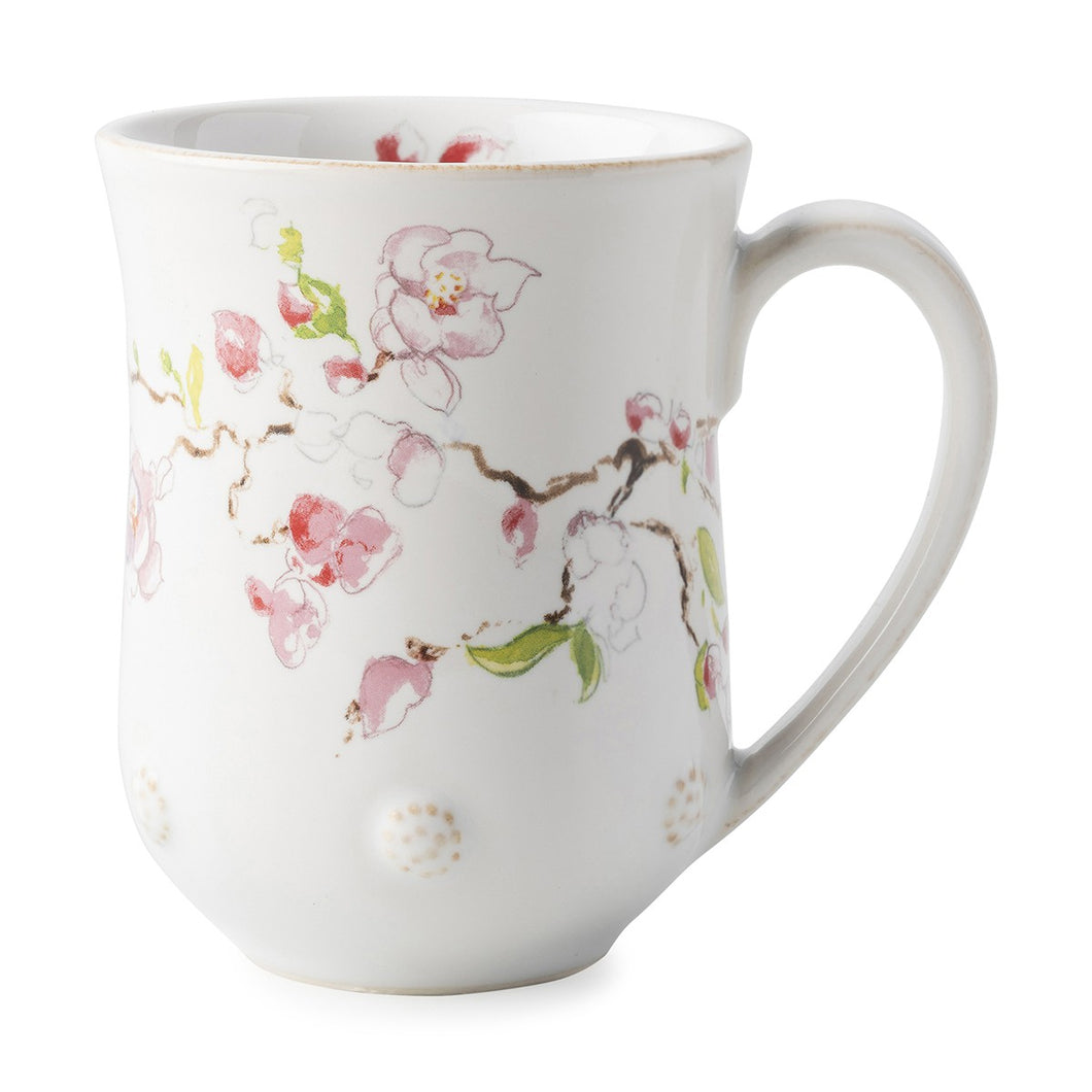 Berry & Thread Floral Sketch Cherry Blossom Mug - By Juliska
