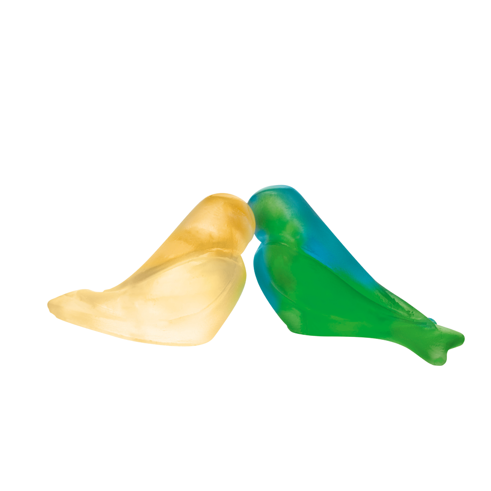 Love Birds in Green & Yellow by Pierre-Yves Rochon