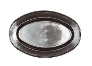 Pewter Stoneware 15" Oval Platter - By Juliska