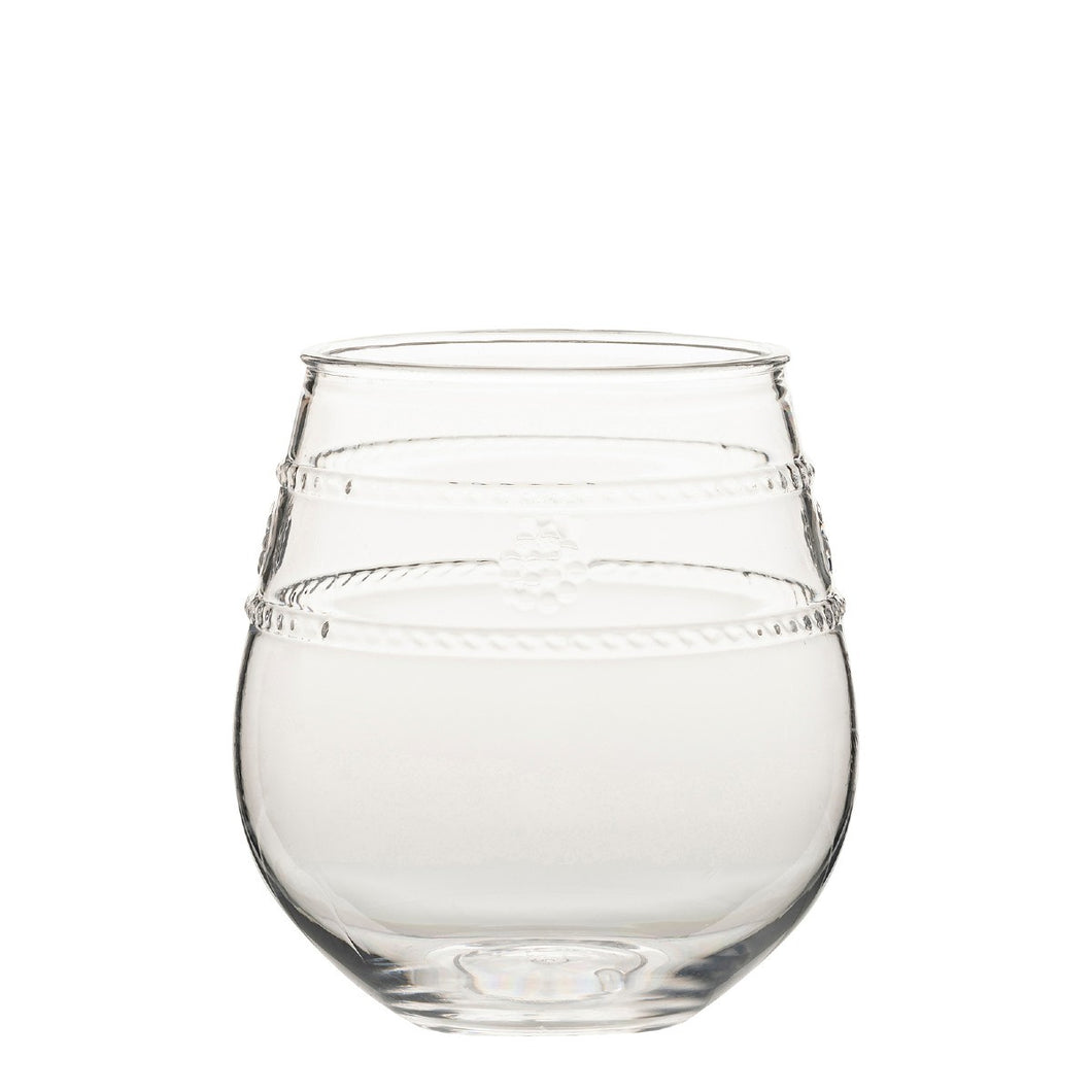 Isabella Acrylic Stemless Wine Glass - By Juliska