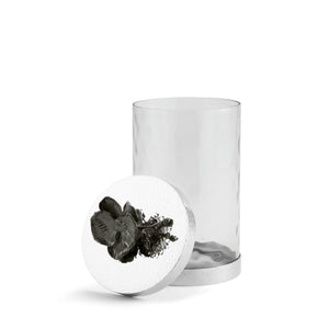 Black Orchid Canister Medium - By Michael Aram