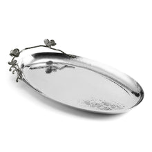 Load image into Gallery viewer, Black Orchid Lrg Oval Platter - By Michael Aram
