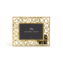 Load image into Gallery viewer, Heart Photo Frame Gold 4x6 - By Michael Aram
