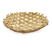 Load image into Gallery viewer, Palm Centerpiece Shallow Bowl - By Michael Aram
