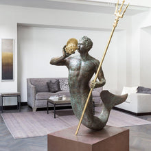 Load image into Gallery viewer, Triton Sculpture - By Michael Aram
