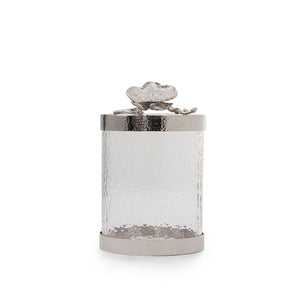 White Orchid Canister Small - By Michael Aram