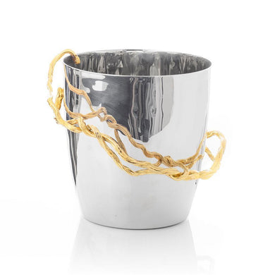 Wisteria Gold Champagne Bucket - By Michael Aram