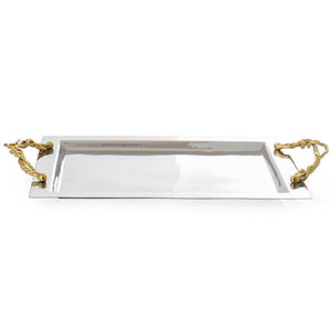 Wisteria Gold Serving Tray - By Michael Aram
