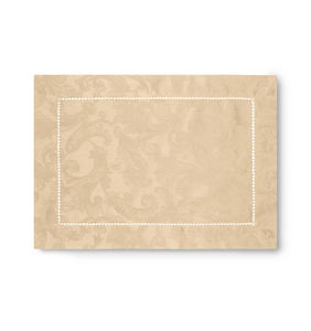 S/4 Oblong Placemats 14X20 - Acanthus Collection - By Sferra