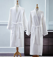 Load image into Gallery viewer, Bath Robe Terry/Waffle Reverse - Berkley Collection - By Sferra
