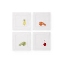 Load image into Gallery viewer, S/4 Cocktail Napkin 6X6 - Frutta Collection - By Sferra
