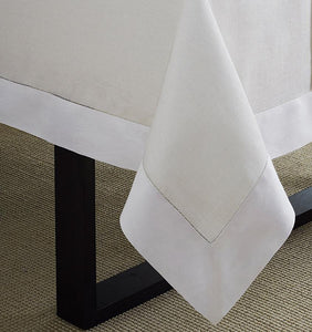 Oblong Tablecloth 66X86 - Reece Collection - By Sferra