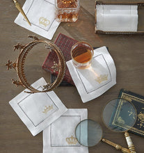 Load image into Gallery viewer, S/4 Cocktail Napkin 6X6 - Royalty Collection - By Sferra
