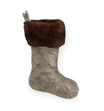Load image into Gallery viewer, Faux Fur Stocking - Stivali  Collection - By Sferra
