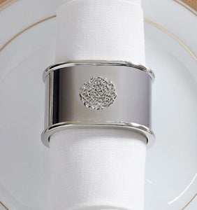 S/2 Napkin Ring - Signet  Collection - By Sferra