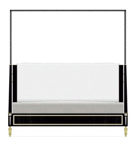 The Couturier Canopy Bed - King Bed
