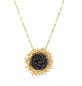 Vincent 25mm Pendant Necklace with Diamonds